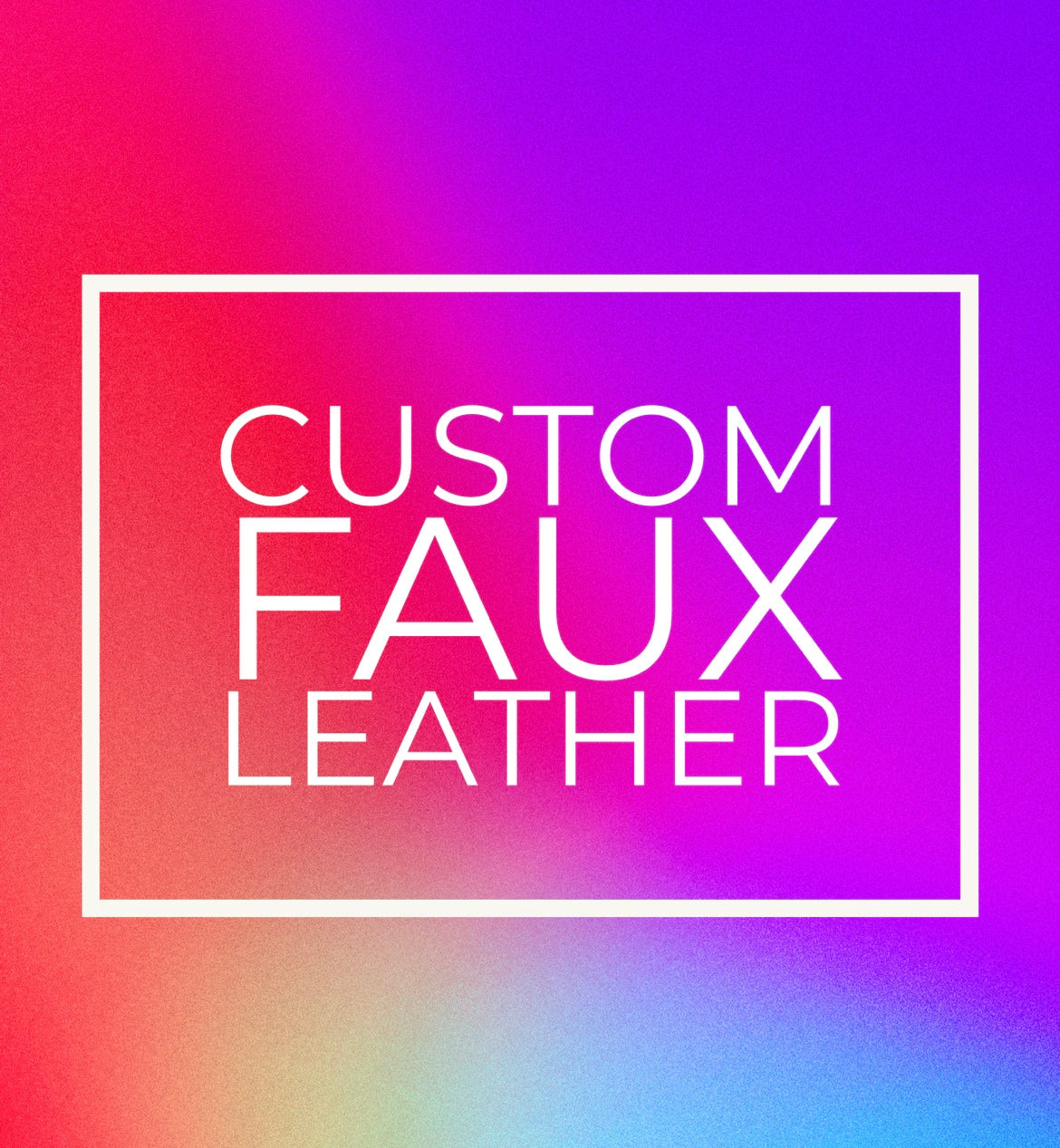 Custom Faux Leather Rolls, Sheets, Faux Yards, Fabric, and Planar Flatbacks