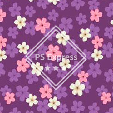 Purple and Pink Floral Faux Leather Roll, Sheets, and Bullet