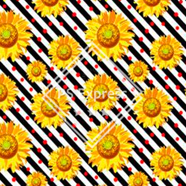 Sunflowers with stripes Floral Faux Leather Roll, Sheets, and Bullet