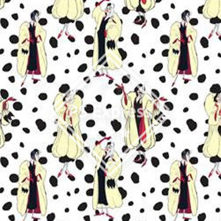 Dalmatian Villain Character Faux Leather Roll, Sheets, and Bullet