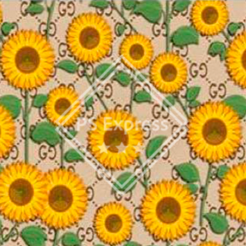 Sunflowers GG Floral Faux Leather Roll, Sheets, and Bullet