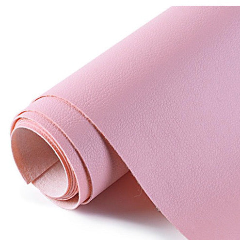 Solid Lilac Faux Leather Rolls and Yards