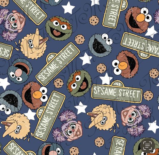 Monster Street Character Faux Leather Roll, Sheets, and Bullet