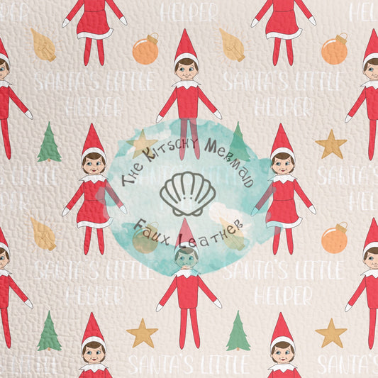 Elves Christmas Faux Leather Roll, Sheets, and Bullet