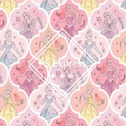 Pastel Princesses Character Faux Leather Roll, Sheets, and Bullet