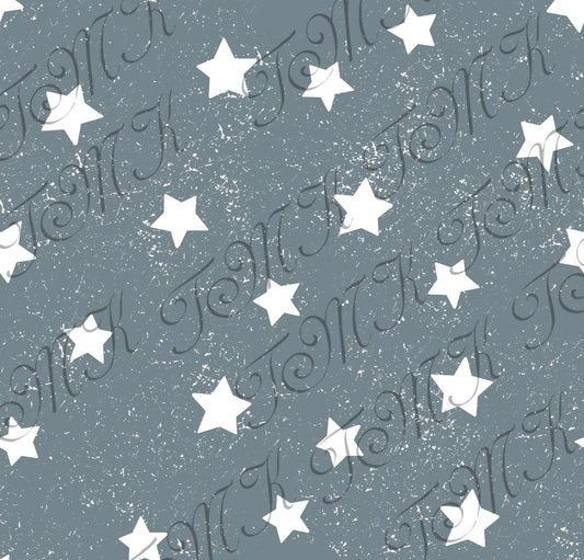 Patriotic Stars Faux Leather Roll, Sheets, and Bullet