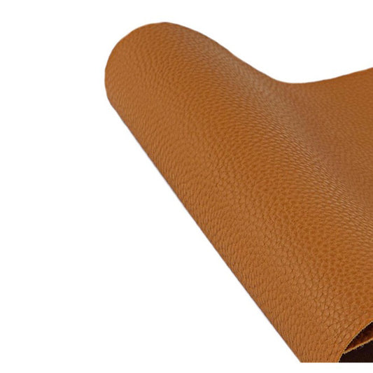 Solid Camel Faux Leather Rolls and Yards