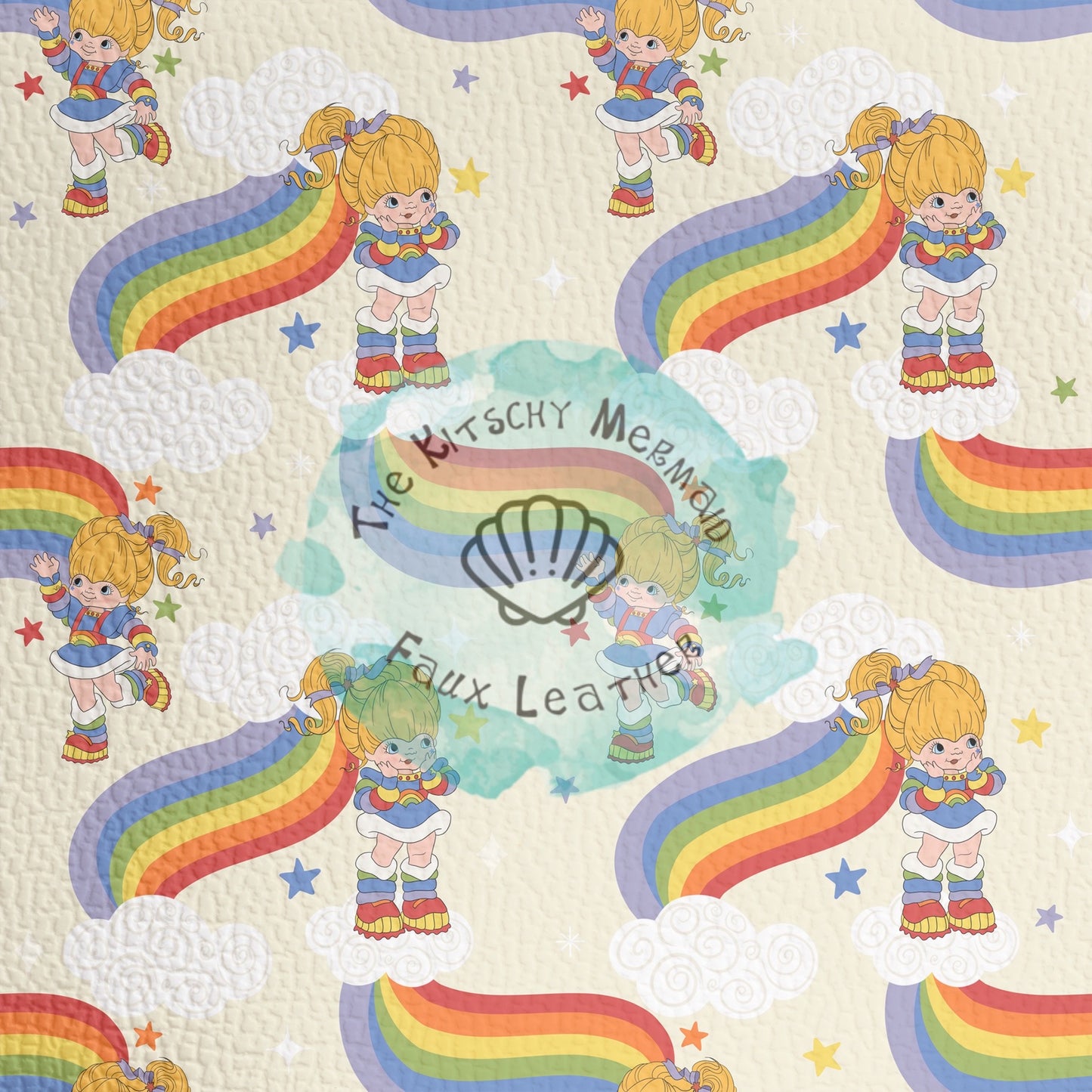 Rainbow Girl 2 Character Faux Leather Roll, Sheets, and Bullet