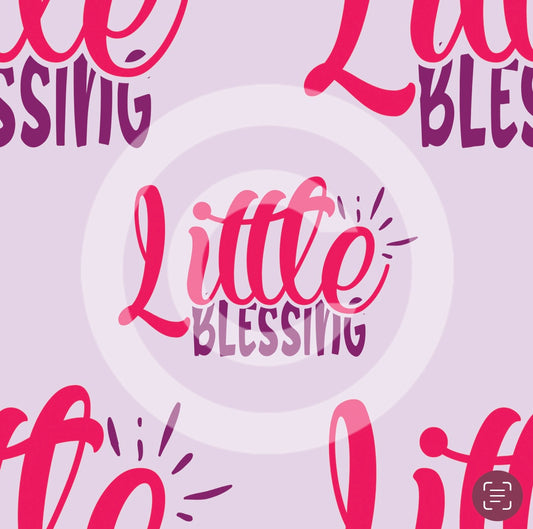 Little Blessing Character Faux Leather Roll, Sheets, and Bullet