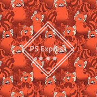 Red Panda Character Faux Leather Roll, Sheets, and Bullet