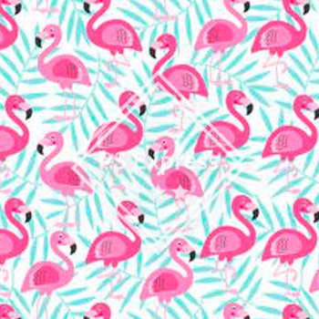 Flamingos Summer Faux Leather Roll, Sheets, and Bullet