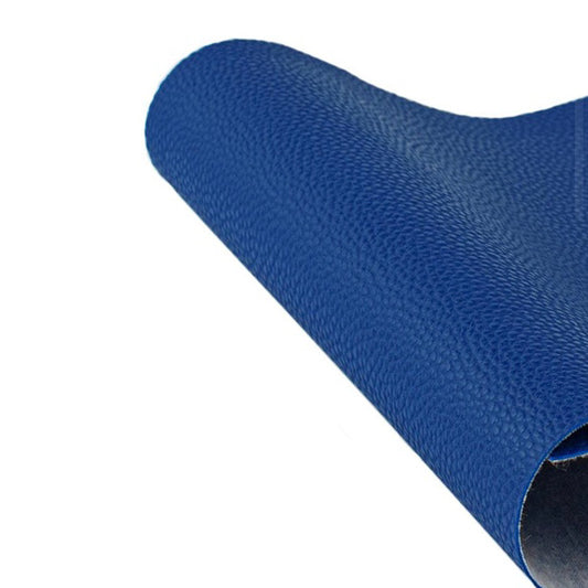 Solid Royal Blue Faux Leather Rolls and Yards