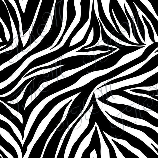 Zebra Animal Print Faux Leather Roll, Sheets, and Bullet