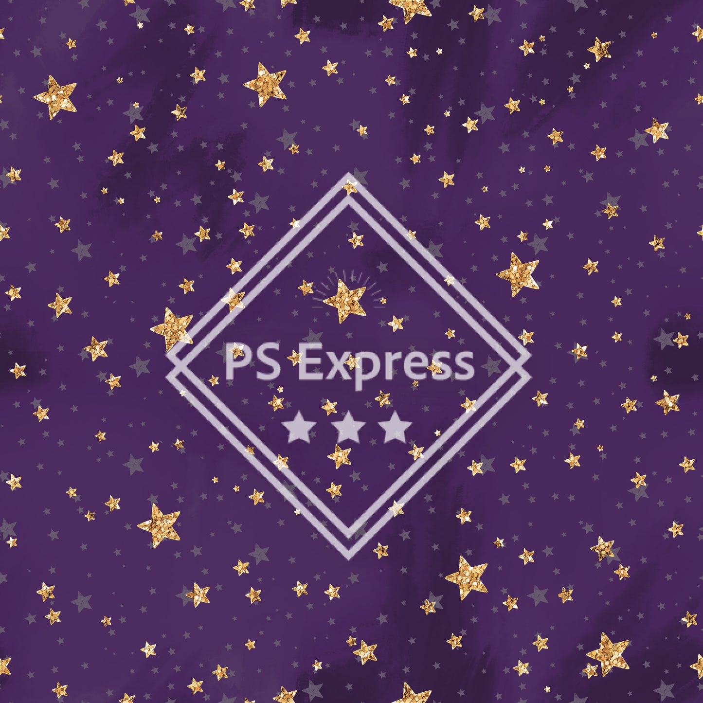 Fall/Halloween Gold Stars Purple Night Leather Roll, Sheets, and Bullet